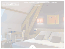 Tablet Screenshot of cocoonhotels.eu